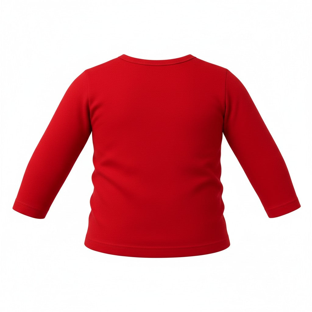 Maglietta Neonato Mayoral Little Toy Rossa con orsetto
