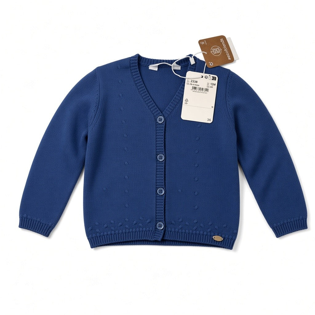Cardigan Neonato Mayoral Blu Artico 12 Mesi
