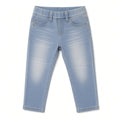 Jeans Bambina Mayoral Basic Denim Chiaro con Fiocchi 9 Mesi
