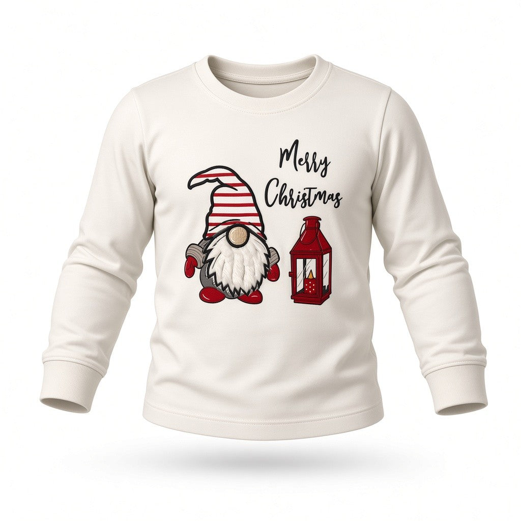Maglietta Neonato Mini Yours Messy Christmas 6-9 Mesi