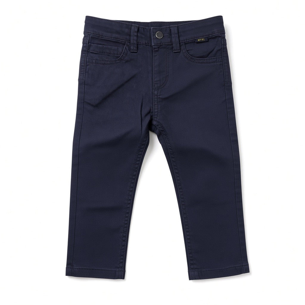Pantaloni Slim Fit Neonato Mayoral Blu Marino 9 Mesi