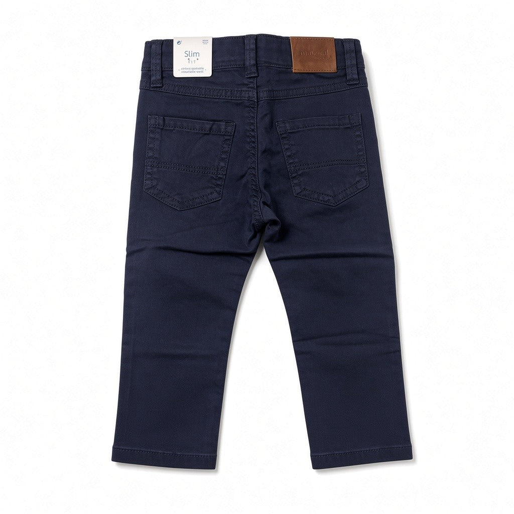 Pantaloni Slim Fit Neonato Mayoral Blu Marino 9 Mesi
