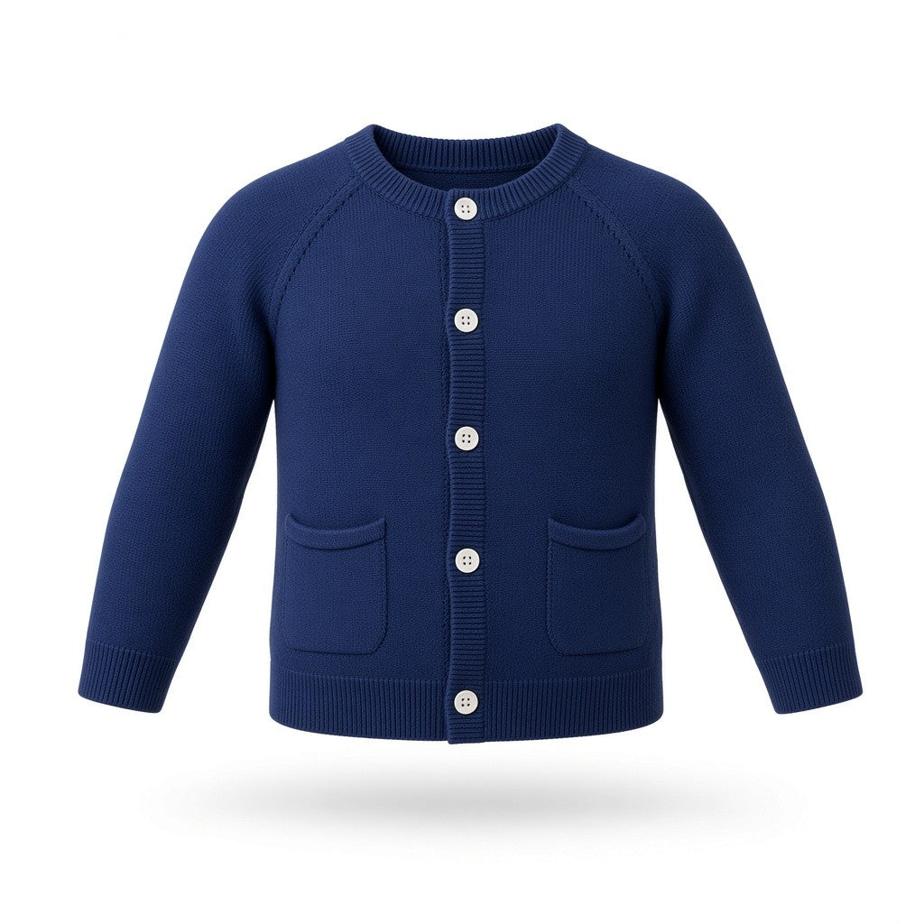 Cardigan Neonato Mayoral Oceano con Tasche 6 Mesi