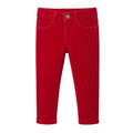 Pantaloni Velluto Bambina Mayoral Basic Rossi 3 Mesi