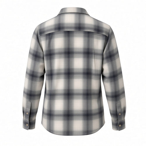 Camicia Bambino Mayoral a Quadri Grigio e Blu 6 Anni