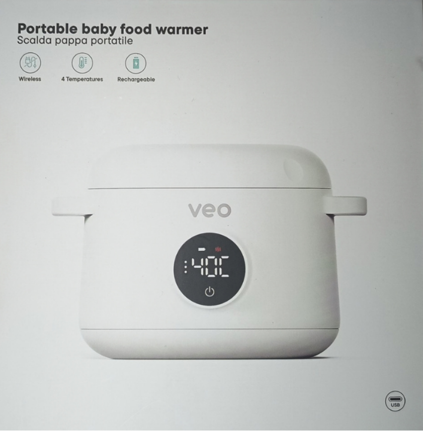 Scaldapappa Portatile VEO Wireless Ricaricabile USB