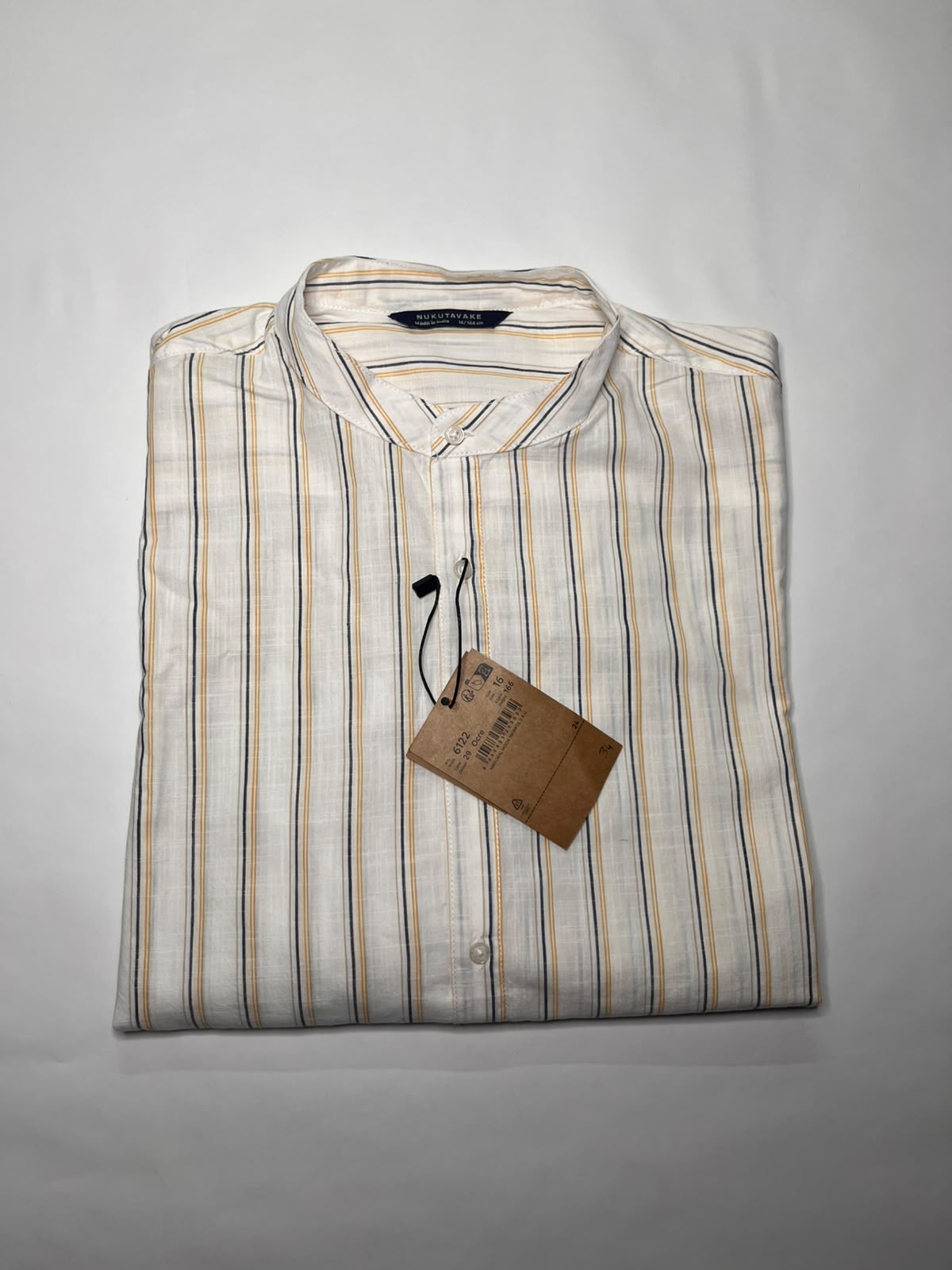 Camicia Ragazzo Mayoral Nukutavake a Righe Ocre 16 Anni