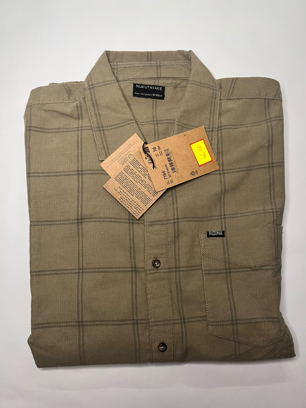 Camicia Ragazzo Mayoral Nukutavake Quadri Piedra 16 Anni