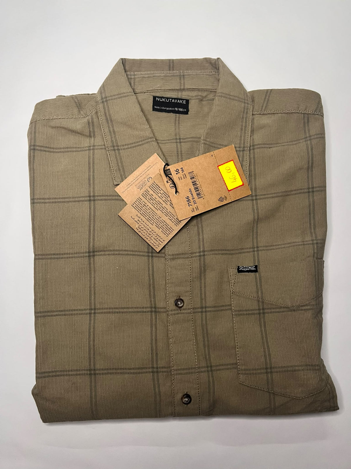 Camicia Ragazzo Mayoral Nukutavake Quadri Piedra 16 Anni