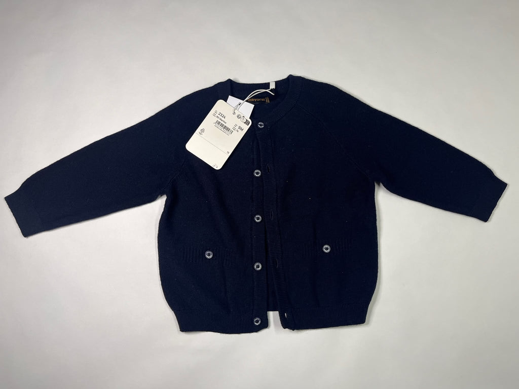 Cardigan Neonato Mayoral Blu Marino 9 Mesi