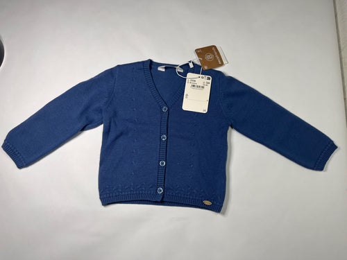 Cardigan Neonato Mayoral Blu Artico 12 Mesi