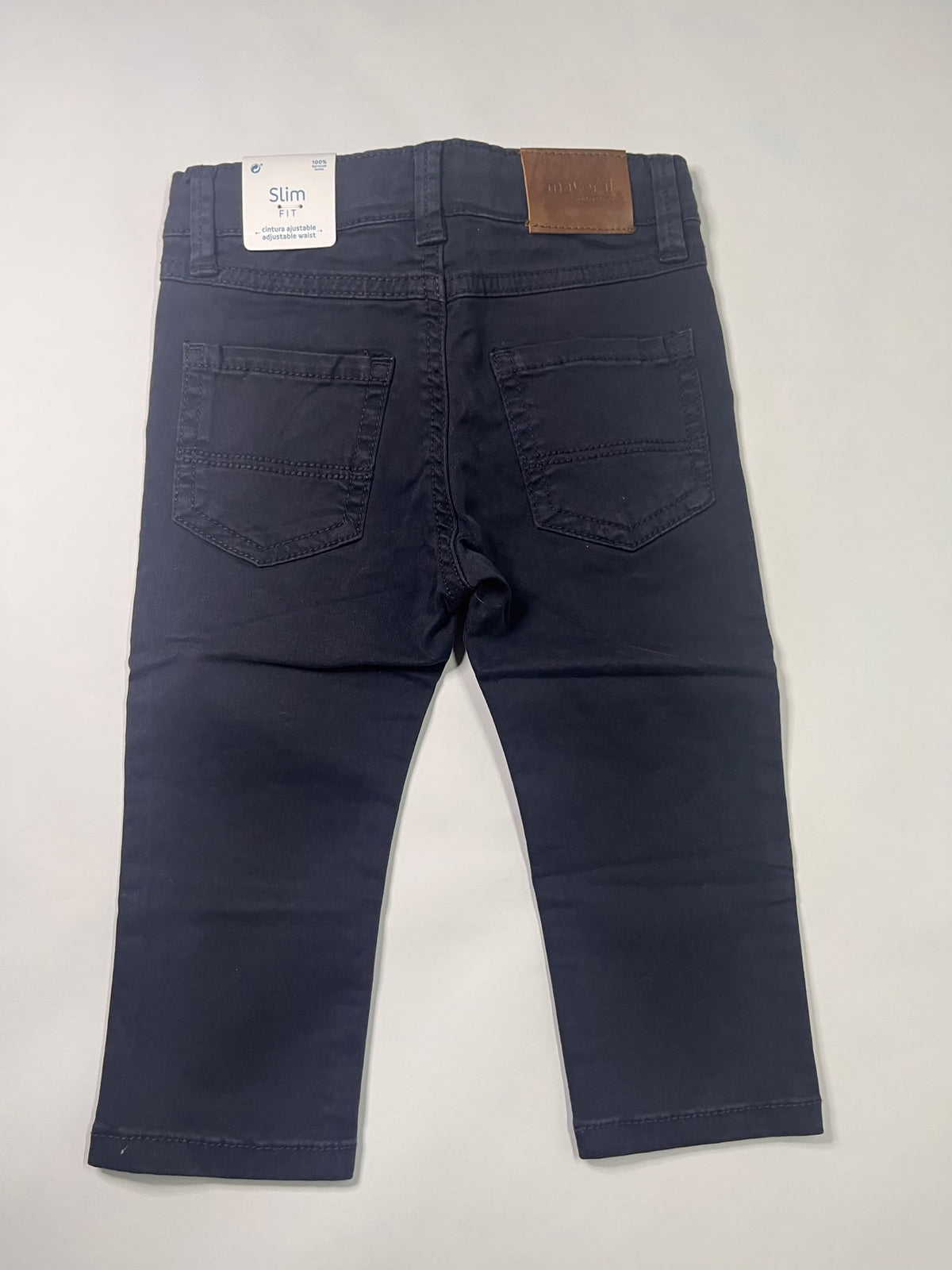 Pantaloni Slim Fit Neonato Mayoral Blu Marino 9 Mesi