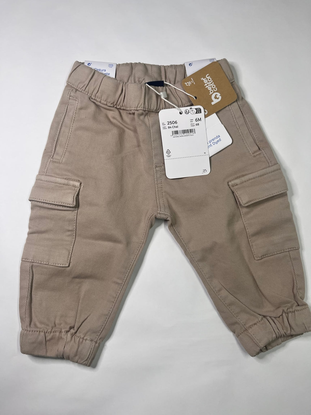 Pantaloni Cargo Jogger Neonato Mayoral Chai 6 Mesi