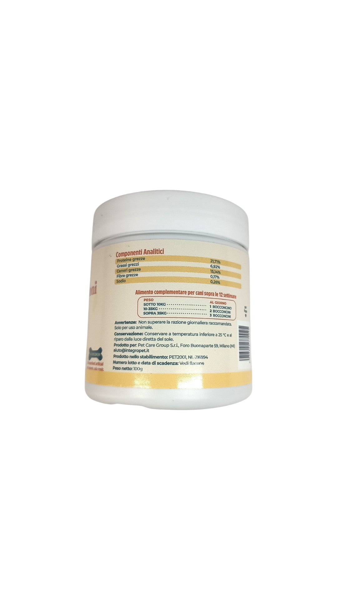 IntegroPet Ossa & Articolazioni per Cani 100g | Glucosamina, Collagene e MSM