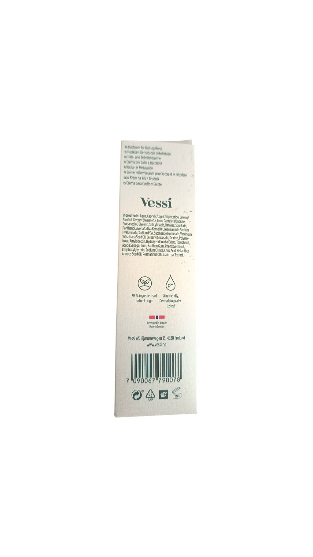 Vessí Nordic Neck & Chest Refining Cream 75ml