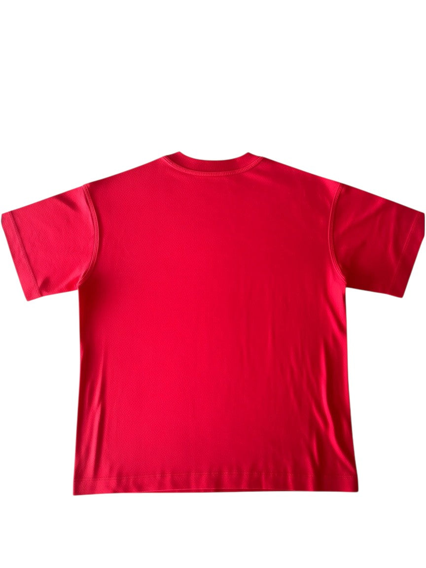 T-Shirt H&M Bambino Rossa con Ricamo Patatine | 8-10 Anni