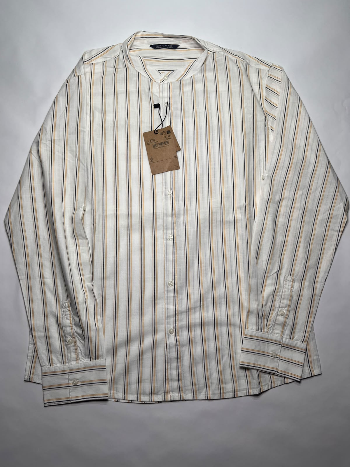 Camicia Ragazzo Mayoral Nukutavake a Righe Ocre 16 Anni