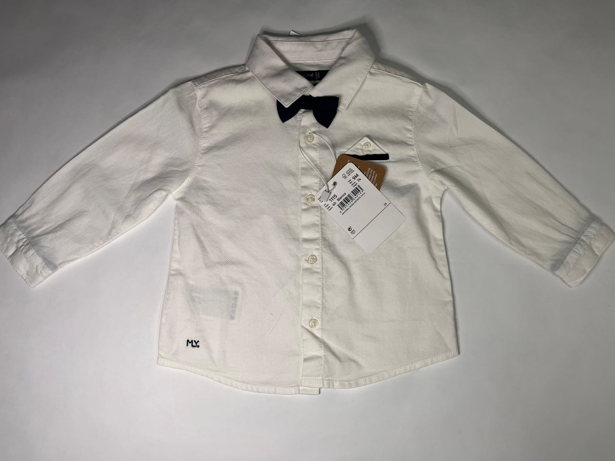 Completo Cerimonia Neonato Mayoral Tailoring Line Blu Marino 3 Pezzi 9 Mesi