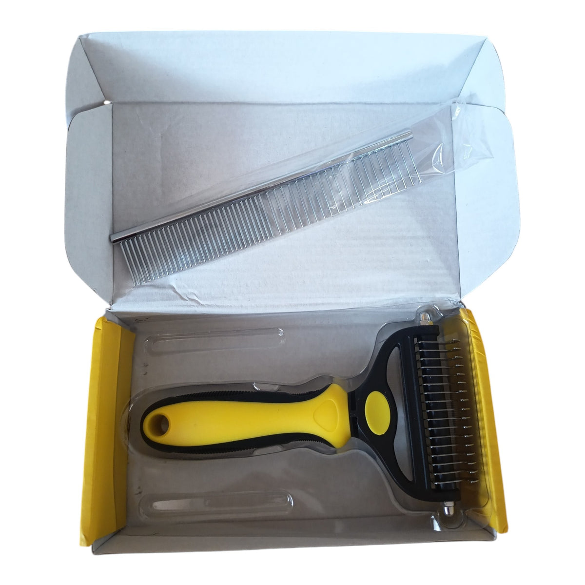 Spazzola Pet Grooming Tool 2 in 1 per Cani e Gatti