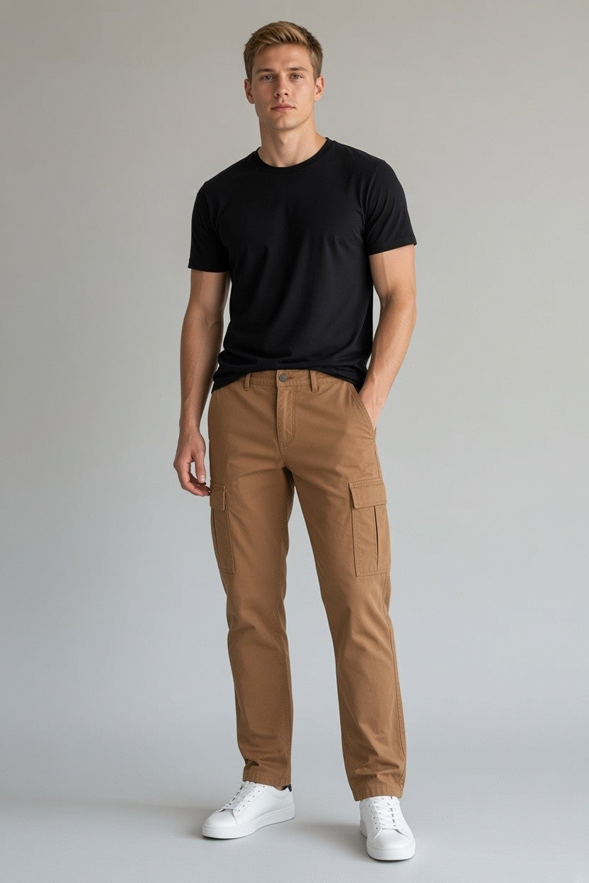 Pantaloni Cargo Timberland Uomo Beige Camel | W30 L34