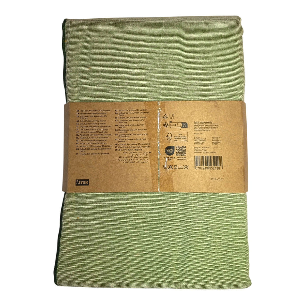 Tovaglia JYSK BLINDURT Verde 140x240 cm